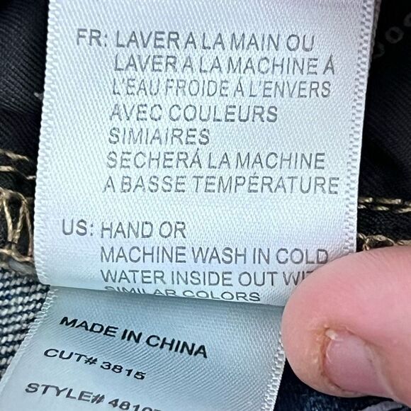 Articles of Society Womens Denim Jeans Straight Leg Blue Wash Size 26 - Picture 4 of 11